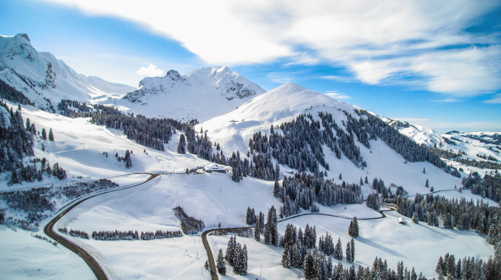 Montagnes près de Lyon